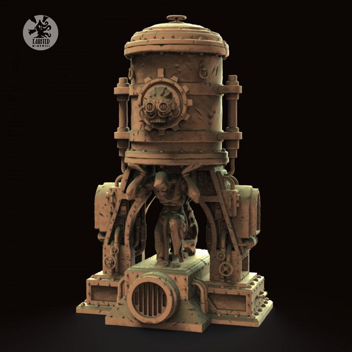 Modular Gothic Industrial Tank Terrain | Sci-Fi Wargaming Scenery