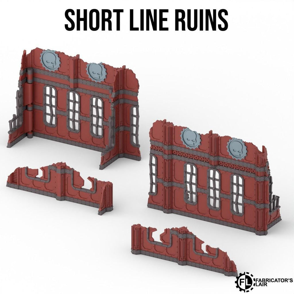 11th EDITION full table  Foldable Industrial Core  Terrain set  *PHYSICAL PRINTS*