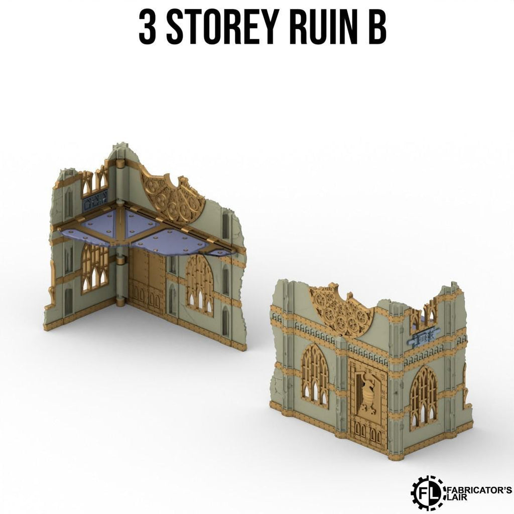 11th EDITION full table Foldable Gothic core Terrain set  *PHYSICAL PRINTS*