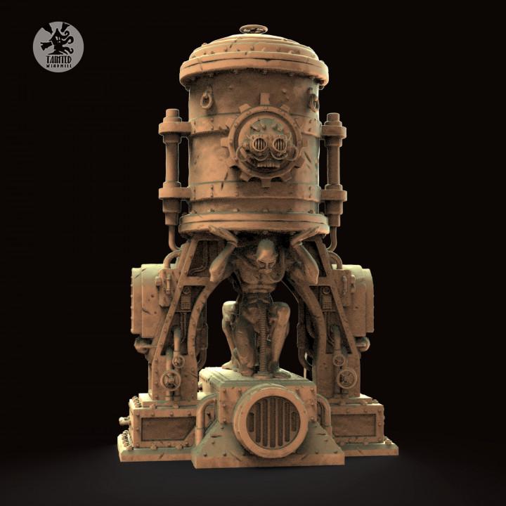 Modular Gothic Industrial Tank Terrain | Sci-Fi Wargaming Scenery