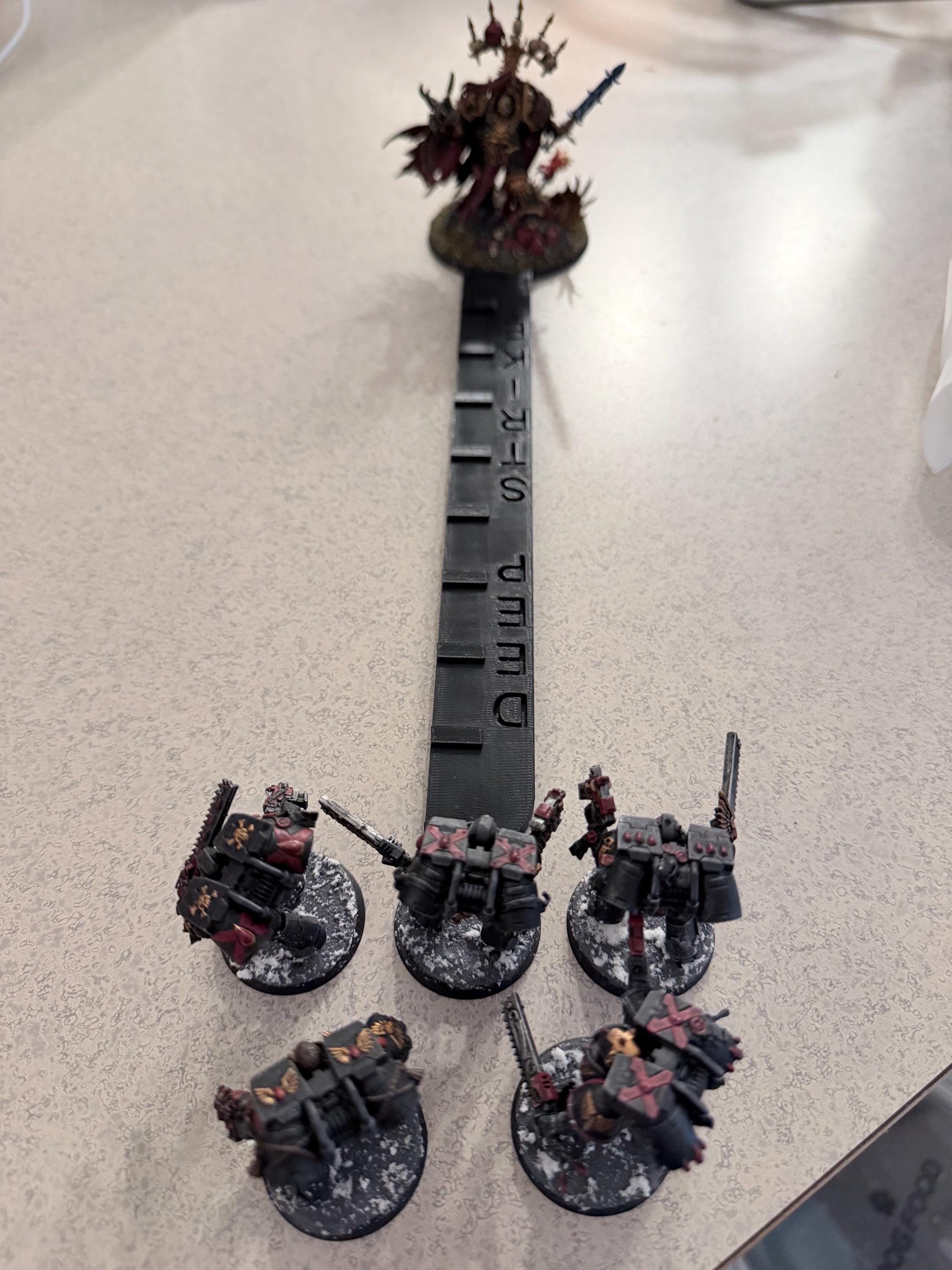 3D printed 9 inch Deep Strike Marker for Wargamming