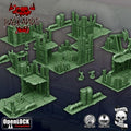 11th EDITION ready Badlands Terrain set  *PHYSICAL PRINTS*