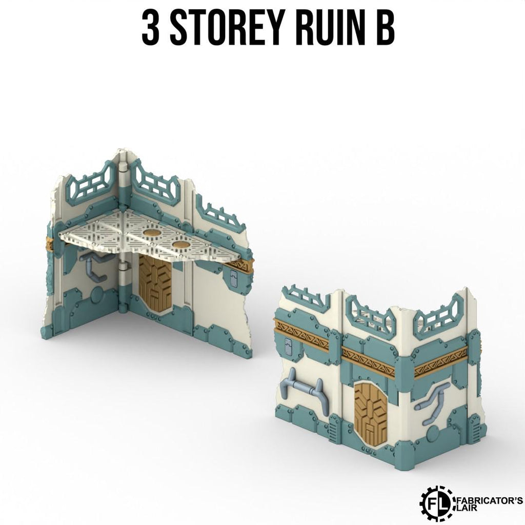 11th EDITION full table Foldable Space Dwarf core Terrain set  *PHYSICAL PRINTS*