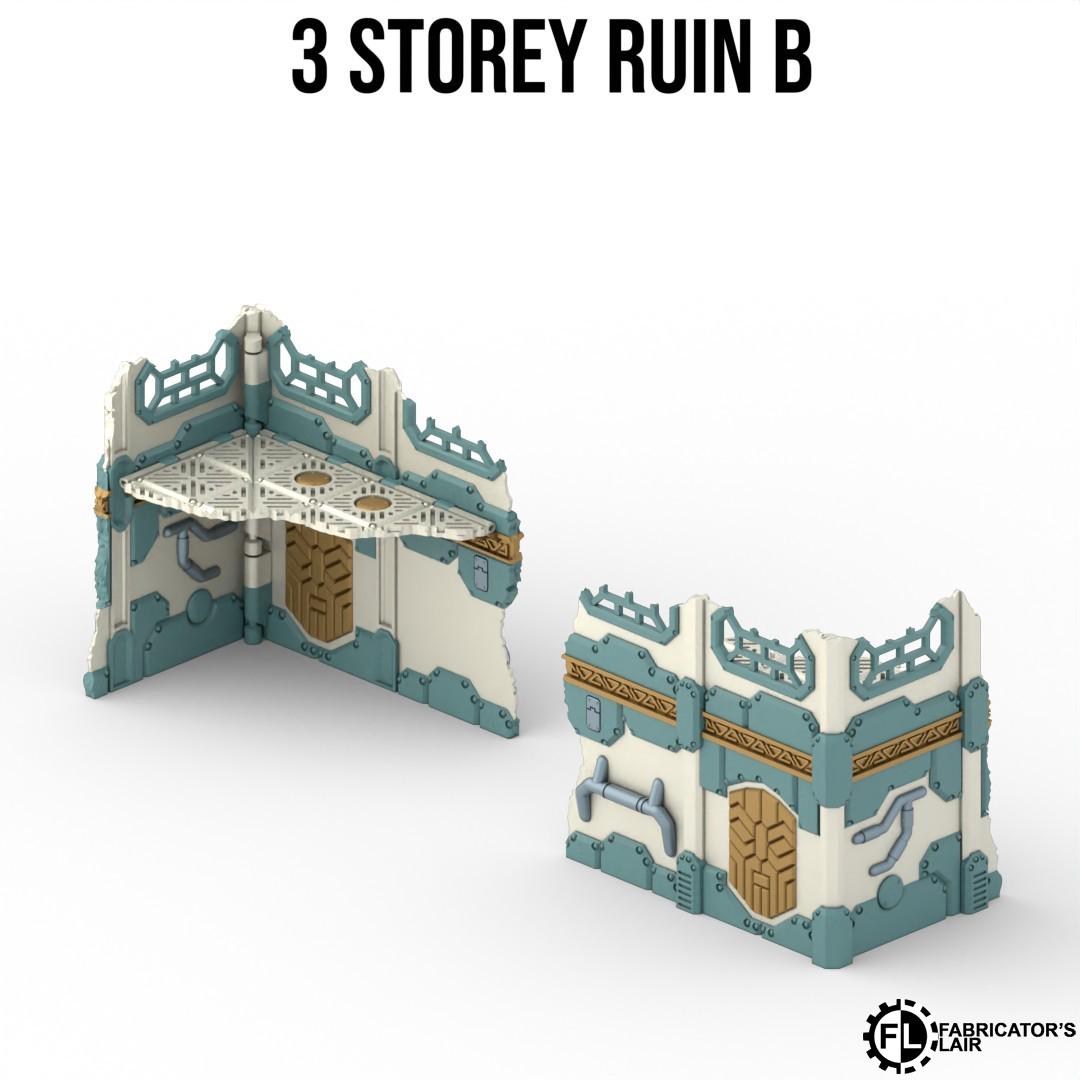 11th EDITION full table Foldable Space Dwarf core Terrain set  *PHYSICAL PRINTS*