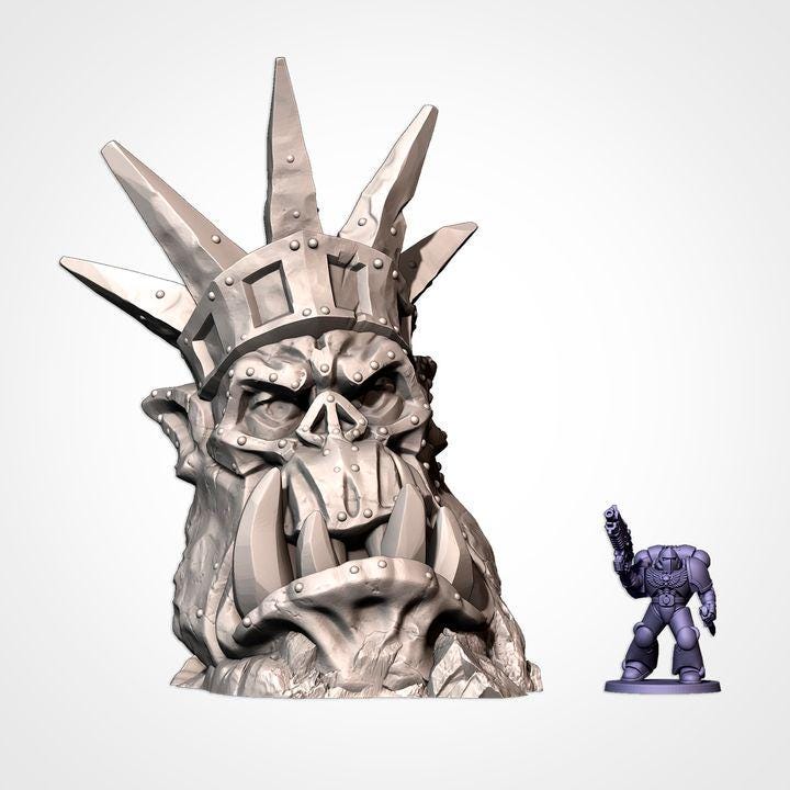 SC-FI Space Orc Monument